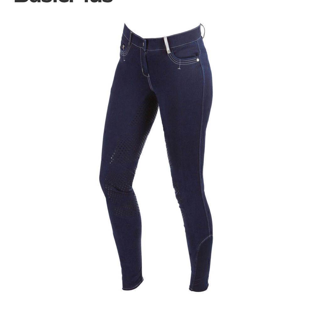 Covalliero BasicPlus Alma Full Grip Riding Pants Navy Blue Women’s SZ 6 US 36 EU